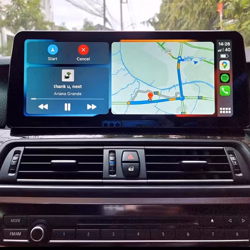 12.3" android 13 bilstereo BMW 5 Series F10/F11( 2011--2012 ) cic system  gps carplay android auto blåtand rds Dsp ROM: 64GB  ,RAM:4GB, 4 LTE