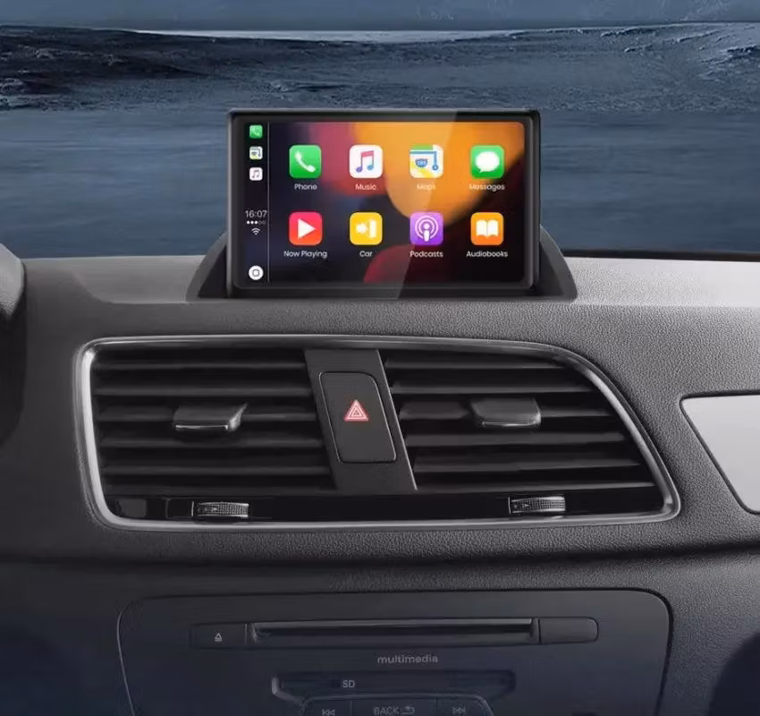 9" android 12 Bilstereo  Audi Q3 (2013--2018) GPS WIFI carplay android auto blåtand rds Dsp RAM:8GB, ROM: 128GB, 4G LTE