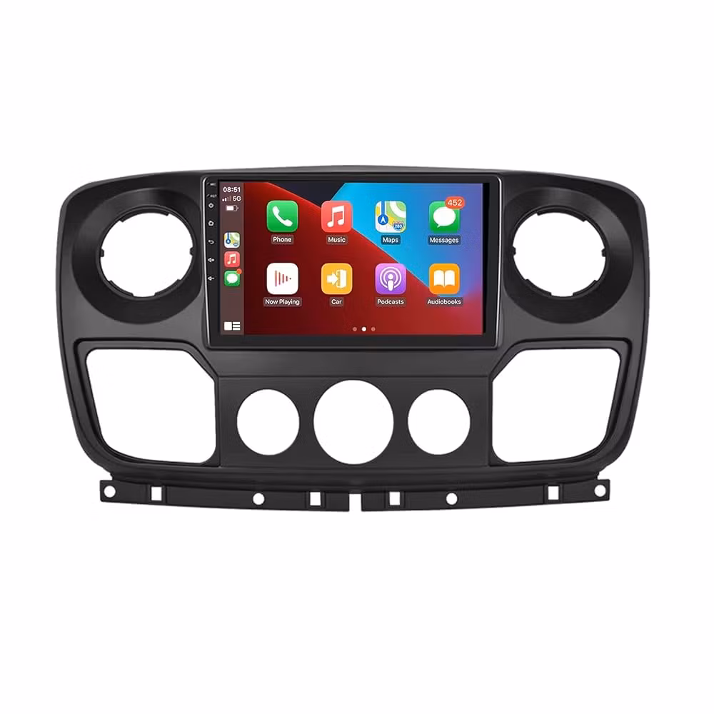10,1" android 12 bilstereo  Nissan NV400 ( 2010 --2021) gps wifi carplay android auto blåtand rds Dsp RAM: 8GB  ROM: 256GB, 4G LTE