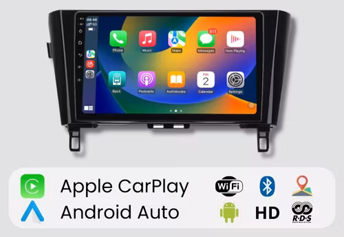 10" android 12. Bilstereo Nissan Qashqai ( 2013--2017) gps wifi carplay android auto blåtand rds Dsp RAM :6GB,ROM :128GB, 4G LTE