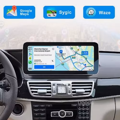 10,25 " android 13, bilstereo Mercedes Benz E- klass ( 2015) NTG 4.7  gps,bluetooth,carplay,android auto,  rds,dsp,Ram: 8GB, Rom: 128GB, 4G LTE+GRATIS BACKKAMERA,