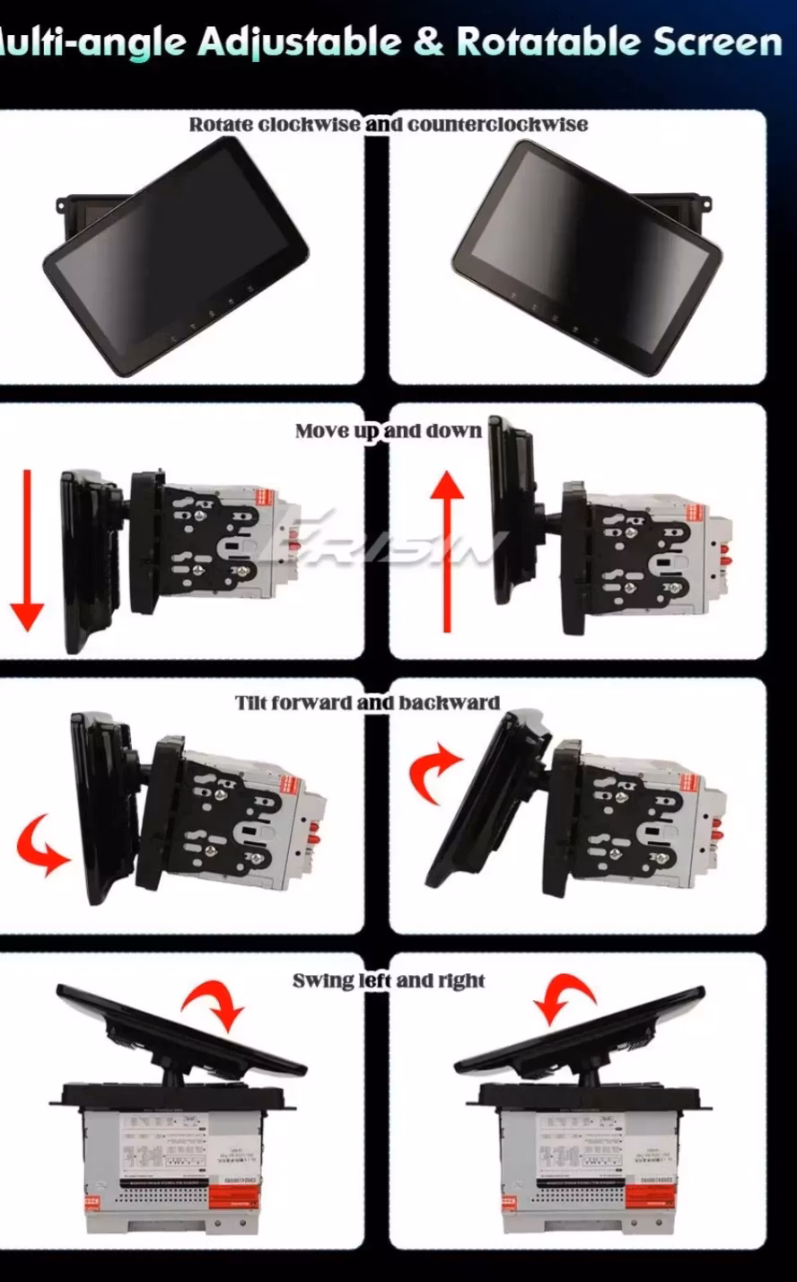 10,1" android14. Roterande avtagbar skärm, bilstereo SEAT bilar(2006---2014) Gps,carplay Rds,bluetooth,Dsp,RAM: 4GB,ROM: 64GB, wifi, 4G LTE, + Gratis backkamera