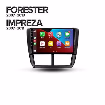 Kopia 9"android 14 bilstereo  Subaru Forester/ impreza ( 2007---2013) gps wifi carplay android auto blåtand rds Dsp RAM:6GB,ROM: 128GB,4G lte+ Gratis backkamwra