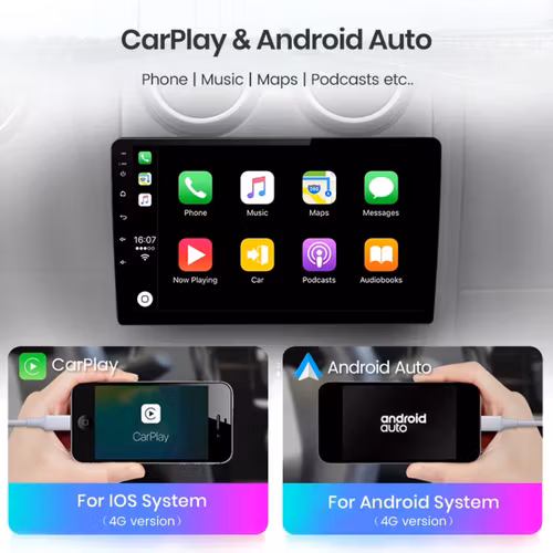 9"android 14 bilstereo  Subaru  Legacy( 2003--2009) gps wifi carplay android auto blåtand rds Dsp RAM:6GB,ROM:  128GB,4G LTE + gratis backkamera