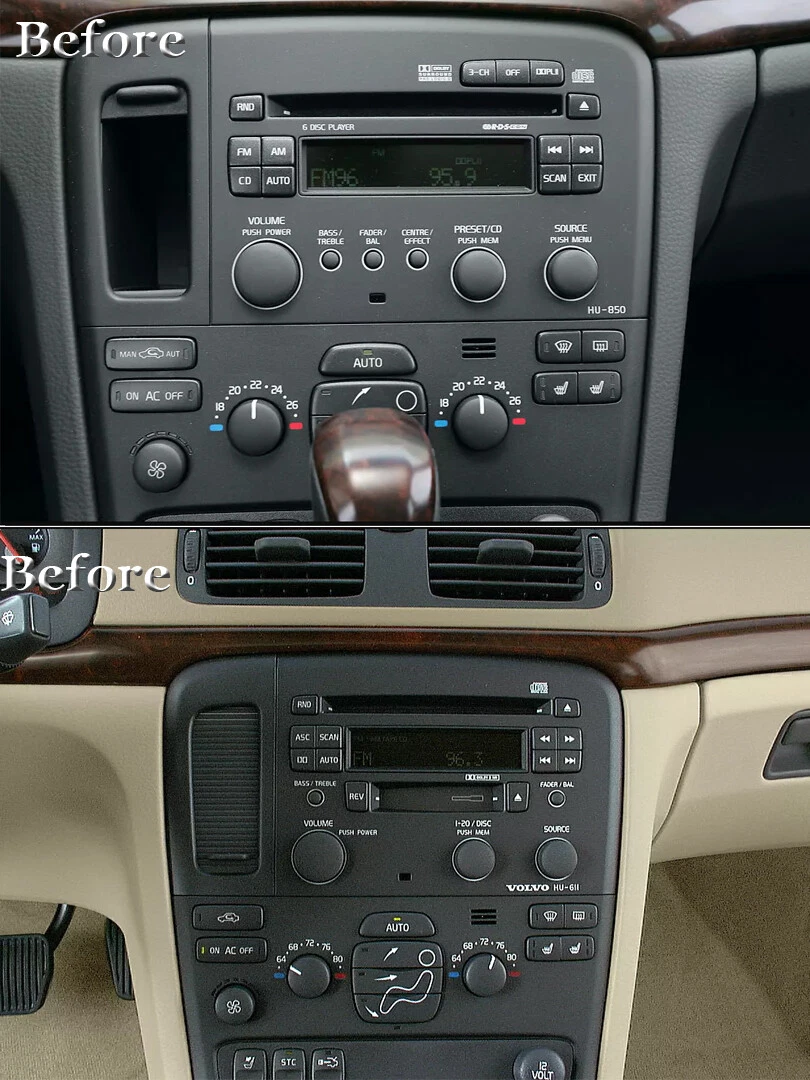 9" android 14,bilstereo Volvo S80  (1998-2006) gps,carplay, bluetooth, android auto wifi,rds, dsp, Ram: 4GB,Rom: 64GB,4G LTE+Gratis backkamera