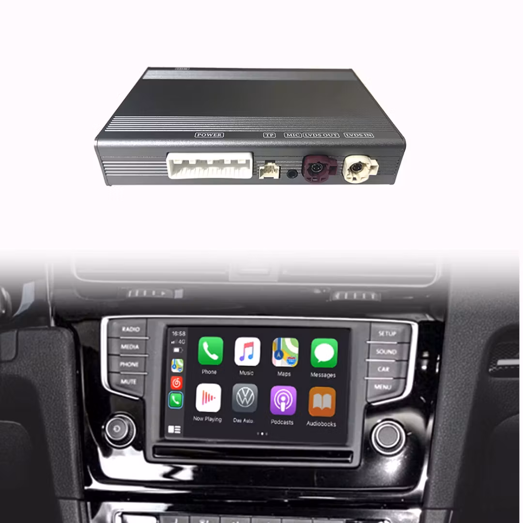 Trådlös CarPlay Android Auto box för   Skoda SUPERP-B /Octavia /KODIAQ /KOROC /KAMIQ (2014---2019 )