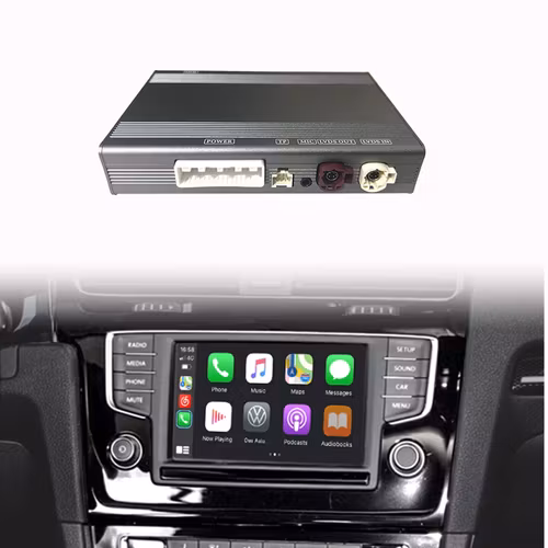 Trådlös CarPlay Android Auto box för   Skoda SUPERP-B /Octavia /KODIAQ /KOROC /KAMIQ (2014---2019 )