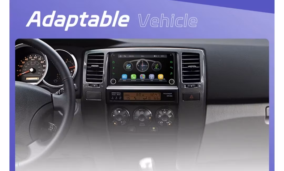 7" android 15 bilstereo Toyota  Tundra (2003-2006)   gps, carplay,andrpid auto, rds, wifi Dsp, 6GB+ 128GB,Gratis backkamera,