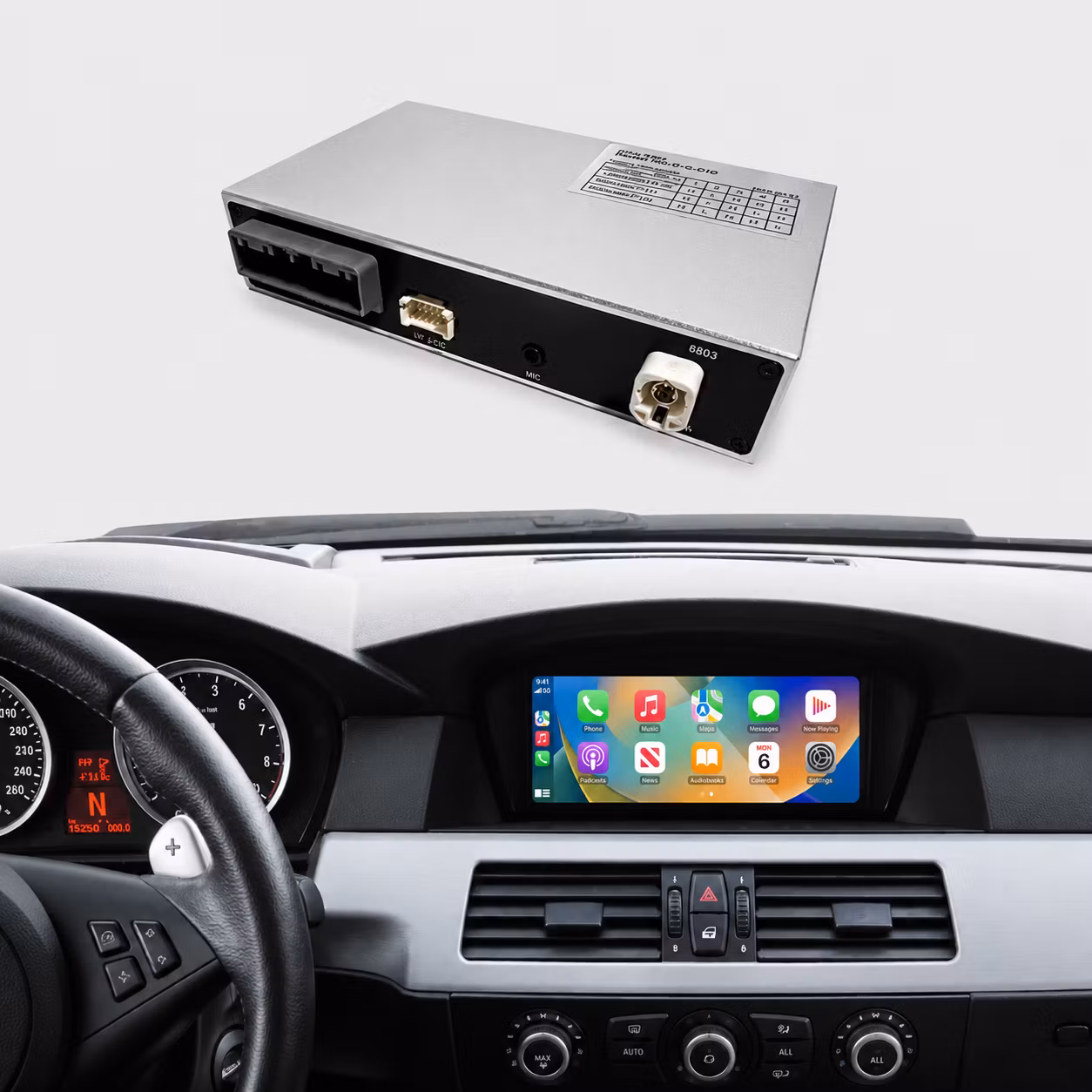 Kopia BMW NBT CarPlay-box 2012–2016 | Trådlös Apple CarPlay & Android Auto | F10 F20 F30 F32 F25 F15