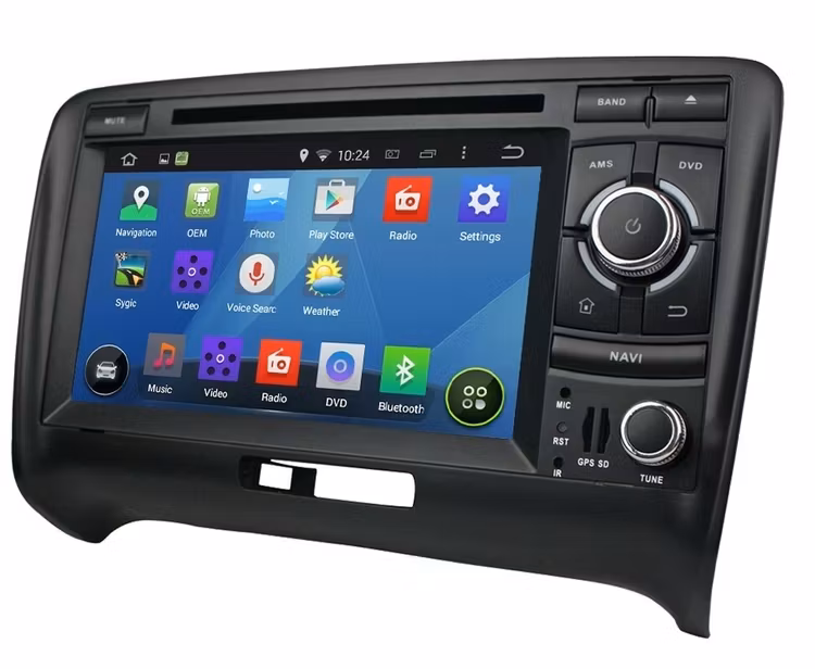 bilradio till AUDI TT (2006---2013) med Gps,fm/am radio