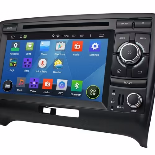 bilradio till AUDI TT (2006---2013) med Gps,fm/am radio
