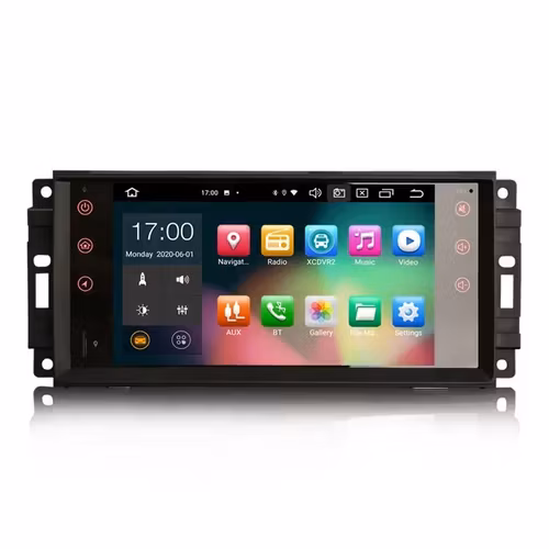 7" android 10, bilstereo Jeep compass,patriot ,wrangler, liberty