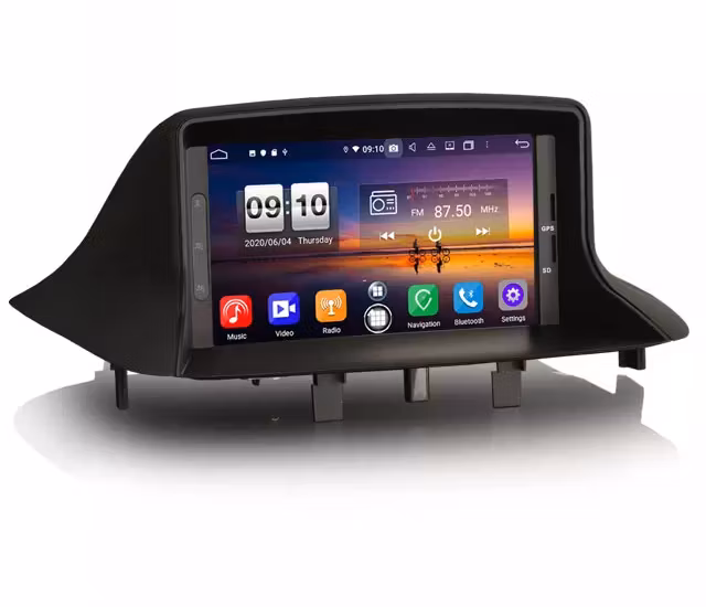 7" android 10, bilstereo Renault Megane, Fluence(2007---2015)