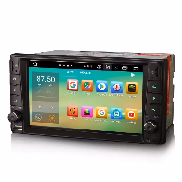 6,95" Android 10,bilstereo Toyota corolla ,Rav4,Hilux,Land Cruiser,Avanza
