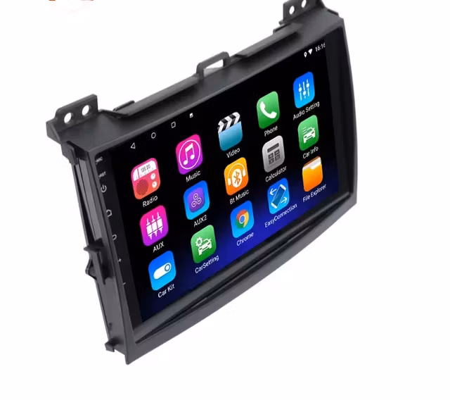 Android 10 ,9" bilstereo ,GPS,wifi Toyota Landcruiser Prado 120 ( 2002  ---  2009)