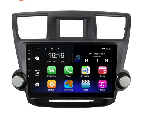 10" Android 10, bilstereo Mitsubishi Highlander (2009---2015)