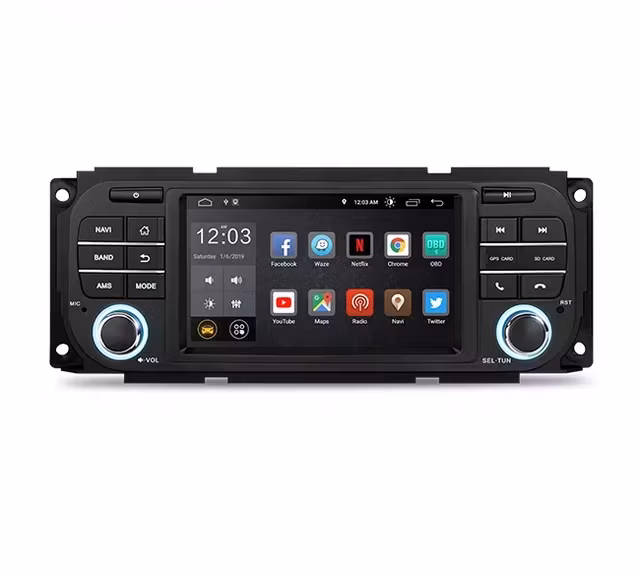 5"Android 12, bilstereo  Chrysler town& County,300M ,concorde,PT cruiser, sebring,(1999---2006) gps wifi Bluetooth  dsp 16gb dvd spelare