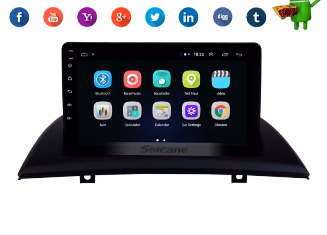 9" android  10,bilstereo BMW X3,E83 (2004--2012) GPS,WIFI,32GB