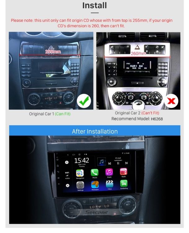 8"android 10,bilstereo Mercedes Benz CLK w209 ( 2004---2012) gps, wifi, 32GB