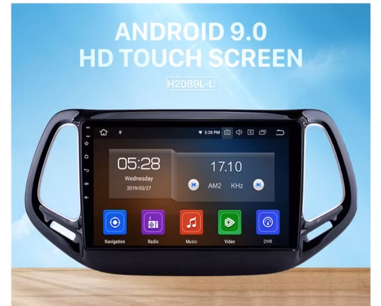 Android 11, bilstereo Jeep cherokee 5 (2014--2018) gps wifi carplay android auto blåtand  32gb 4G WiFi-modul