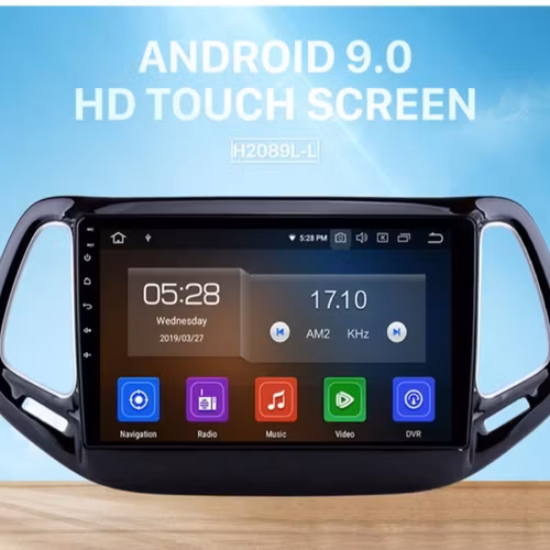 Android 11, bilstereo Jeep cherokee 5 (2014--2018) gps wifi carplay android auto blåtand  32gb 4G WiFi-modul