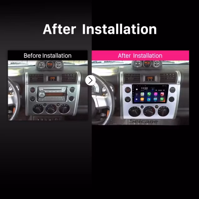9"android 10,bilstereo Toyota FJ cruiser (2007---2018),gps, wifi, 32GB