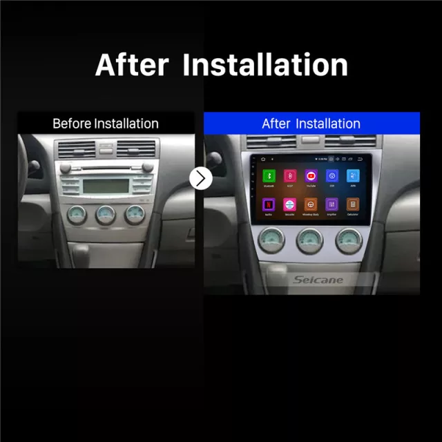 10 1" android 10,bilstereo  Toyota Camry manuell A/C,GPS, 32GB, wifi