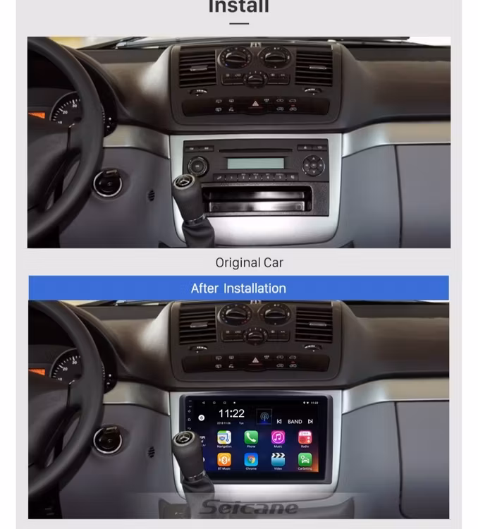 10,1" android 10,bilstereo Mercedes Benz, vito (2014---2018) gps, wifi, 32GB, Bluetooth