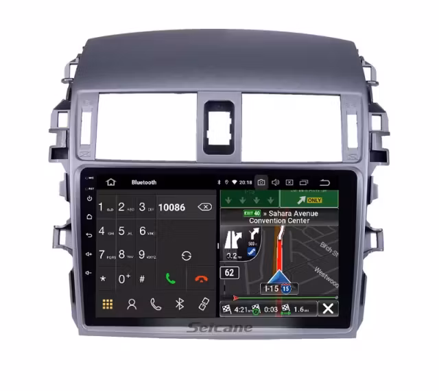 9"android 10,bilstereo  Toyota Corolla ( 2006---2012)