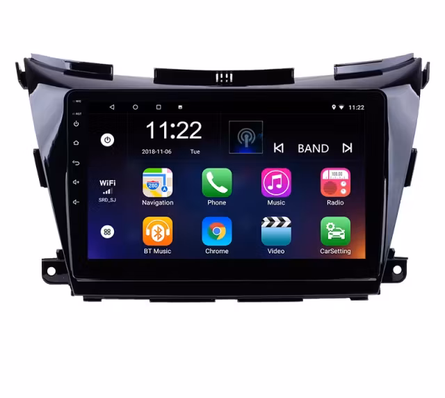 10,1"android 10,bilstereo Nissan Murano (2015---2017) gps, wifi, 32GB, blåtand