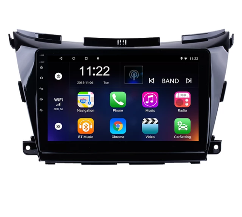 10,1"android 10,bilstereo Nissan Murano (2015---2017) gps, wifi, 32GB, blåtand