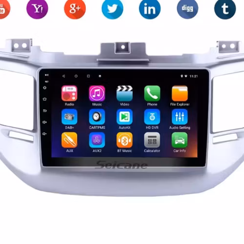 9"android  10, Bilstereo Hyundai Tucson ( 2014---2018) gps,wifi, 32GB, blåtand  carplay