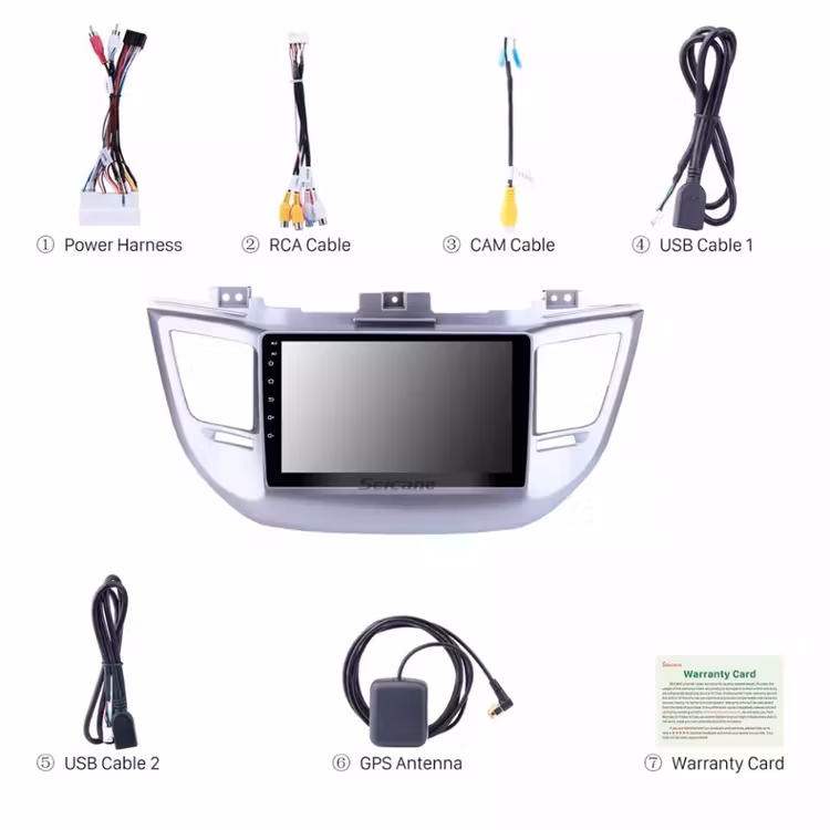 9"android  10, Bilstereo Hyundai Tucson ( 2014---2018) gps,wifi, 32GB, blåtand  carplay