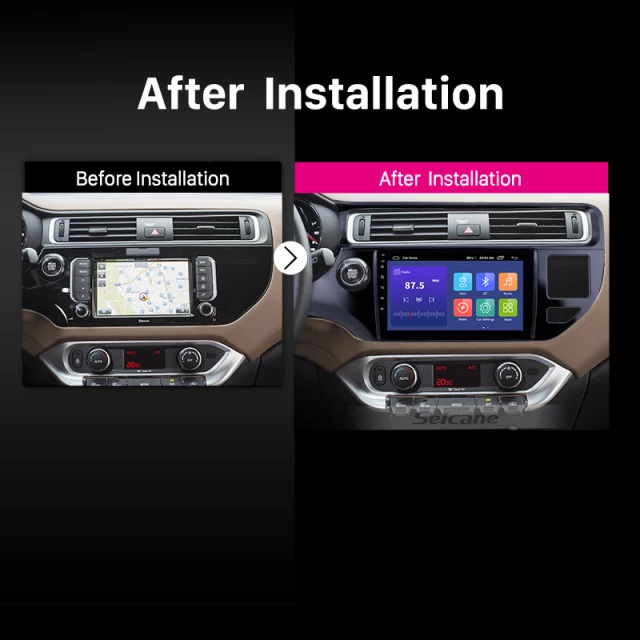 9"android 10,bilstereo Kia Rio (2012----2015) gps, wifi, 32GB  carplay, blåtand
