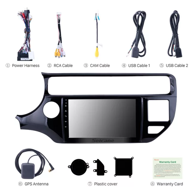 9"android 10,bilstereo Kia Rio (2012----2015) gps, wifi, 32GB  carplay, blåtand