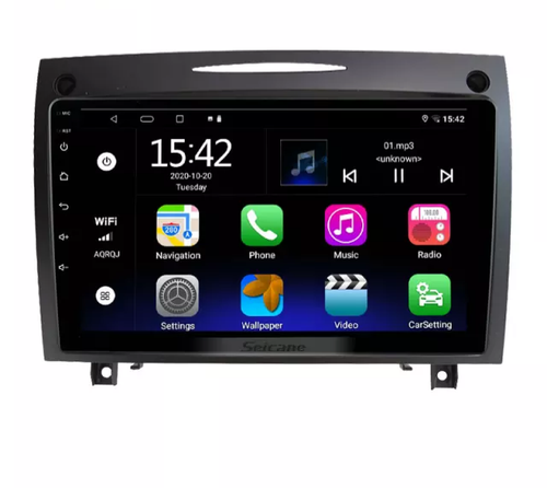 9"android 10,bilstereo Mercedes Benz SLK(2004--2012) 32GB,carplay, gps ,blåtand, wifi