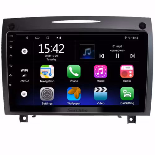 9"android 10,bilstereo Mercedes Benz SLK(2004--2012) 32GB,carplay, gps ,blåtand, wifi