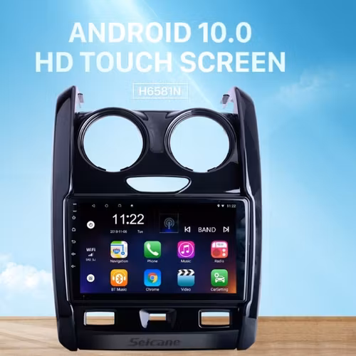 9"android 12,bilstereo  Renault Duster (2015--2020)gps wifi carplay android auto blåtand rds Dsp RAM:4GB,ROM:64GB,4GSIM