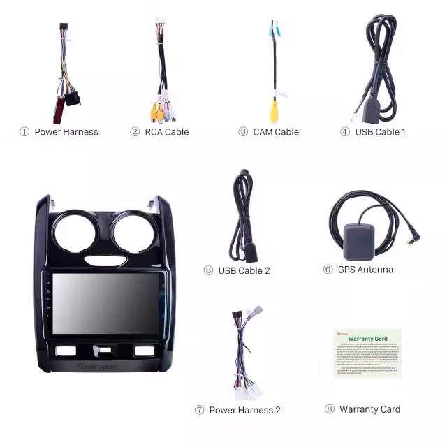 9"android 12,bilstereo  Renault Duster (2015--2020)gps wifi carplay android auto blåtand rds Dsp RAM:4GB,ROM:64GB,4GSIM