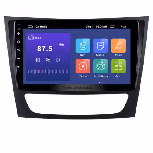 9"android 10, bilstereo  Mercedes Benz E class w211(B200)/CLs class C219 (2001--2009)