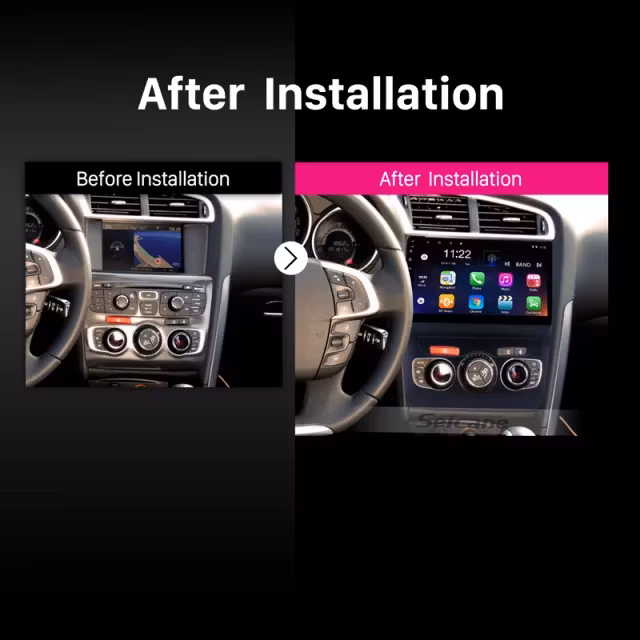 10,1"android 10  bilstereo Citroën C4 (2013--- 2016) gps,carplay, wifi,blåtand  32gb