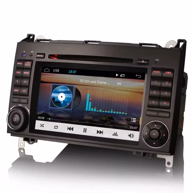 8" android 10,bilstereo Mercedes A-klass,B-klass,Sprinter,viano,vito