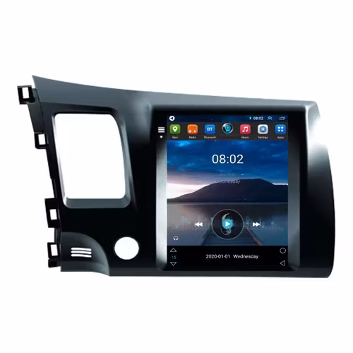 9.7" android 10 ,bilstereo Honda civic(2004--2009) gps  wifi blåtand, carplay, 32GB