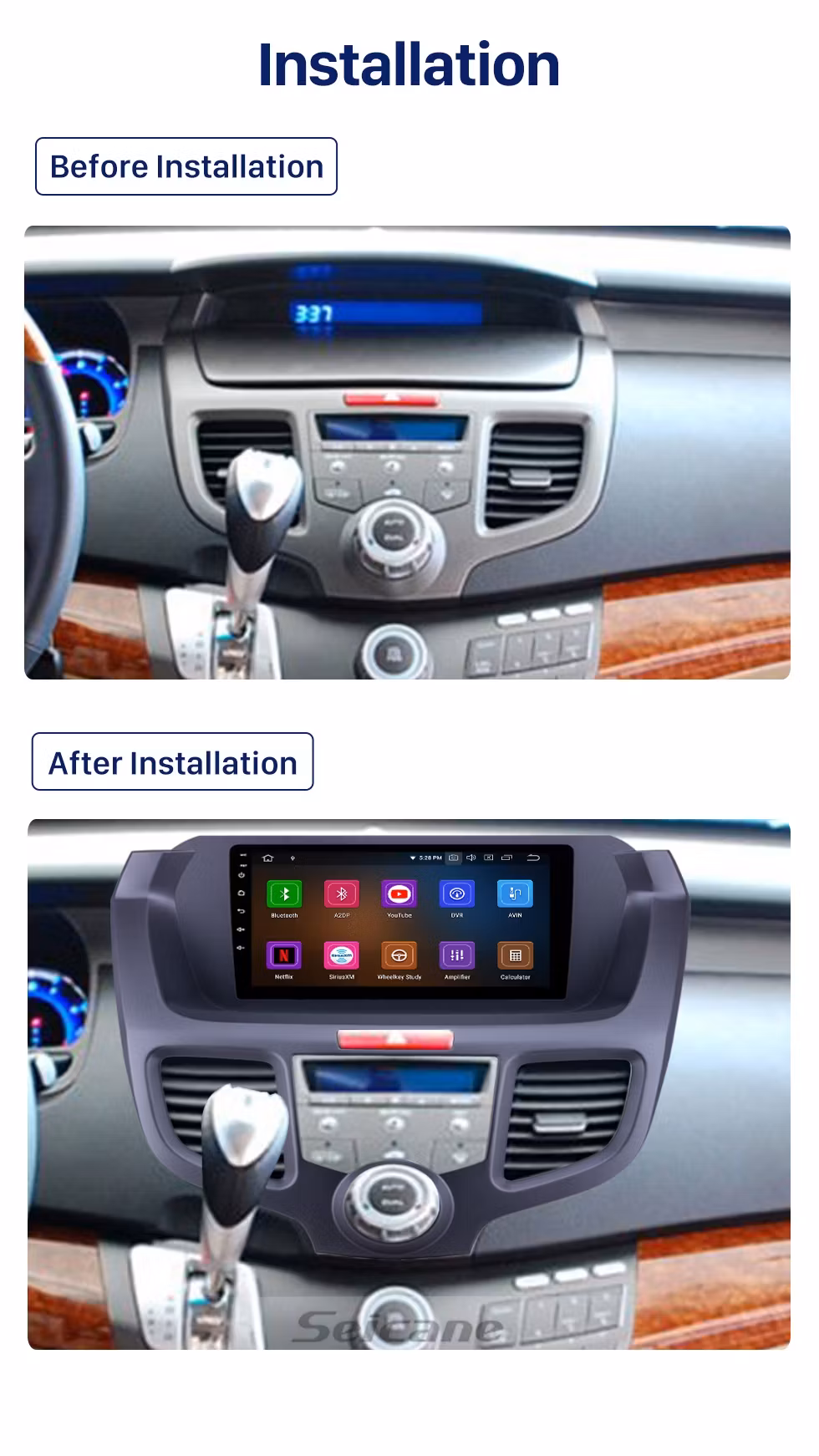 9"android 10 bilstereo Honda odysse(2004--2008) gps, wifi  ,32GB  carplay, blåtand
