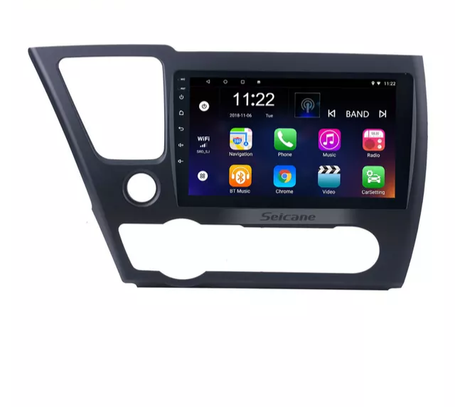 9" android 10,bilstereo  Honda civic(2014---2017) gps,wifi, 32GB, blåtand  carplay, 32GB
