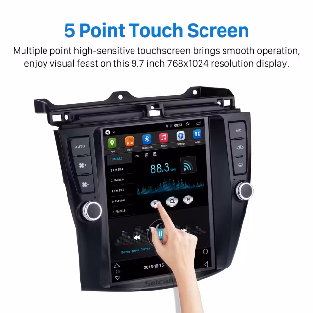 9.7"android 10,bilstereo Honda accord 7(2003---2007) gps, 32GB,