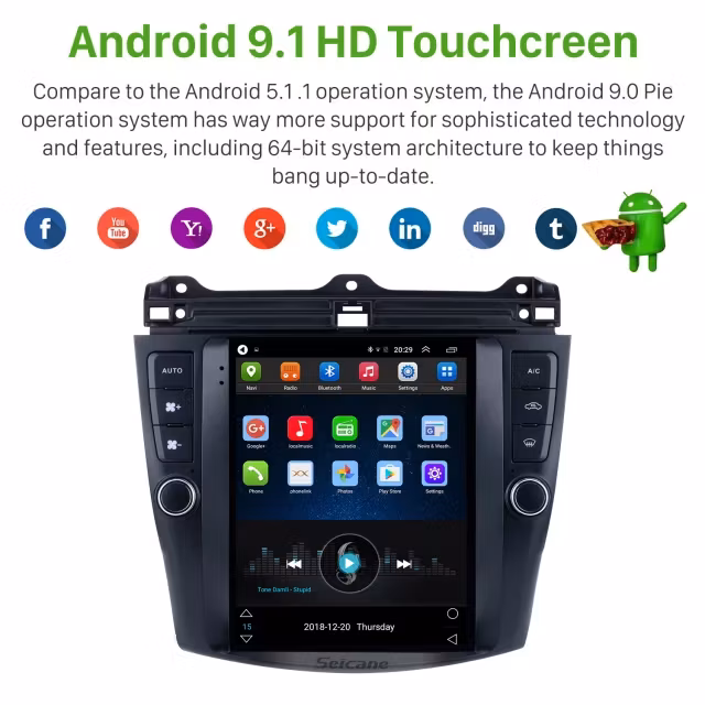 9.7"android 10,bilstereo Honda accord 7(2003---2007) gps, 32GB,