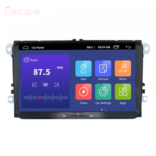 9"android 10, bilstereo vw bilar,gps,carplay, android auto 32gb ,wifi, blåtand
