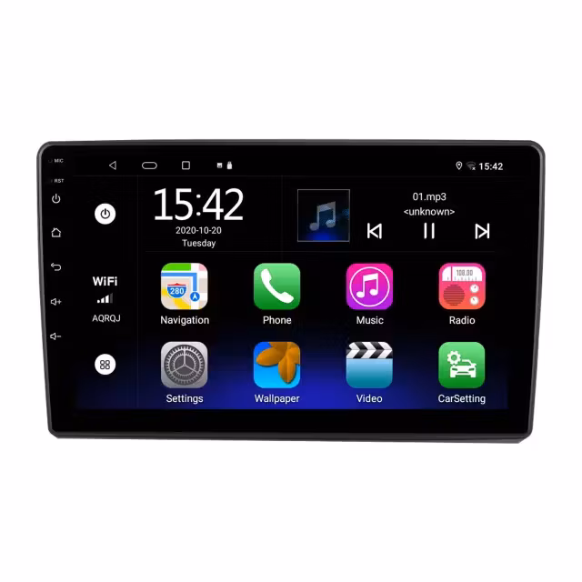 9" android 10 , bilstereo Jeep Grand Cherokee (2014--2017) gps,wifi,32gb ,carplay,android auto,blåtand
