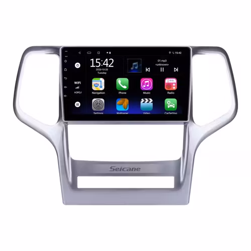 9"android11,Bilstereo Jeep Grand Cherokee (2008---2012) gps,wifi carplay,android auto  32gb,blåtand dsp 4G wifi